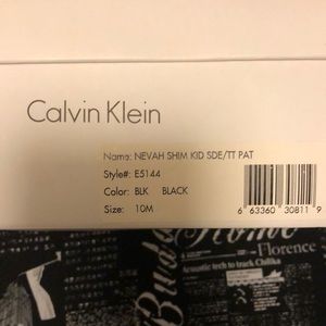 CK booties size 10